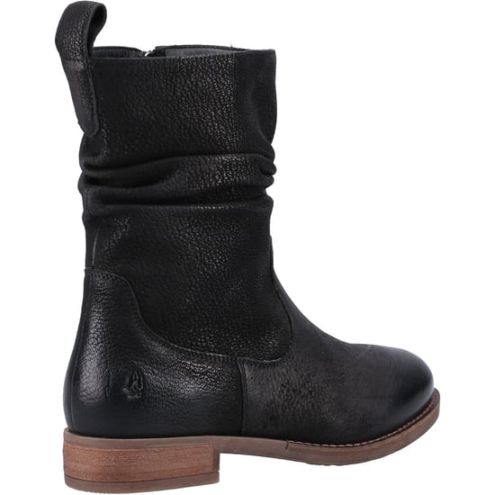 Hush Puppies Emilia Läder Dam Svarta Kängor - Image 2