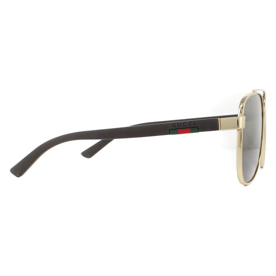 Gucci Zonnebril GG0422S 003 Goudbruin - Image 4