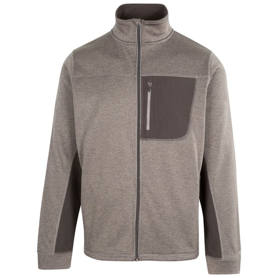 Trespass Mens Radnage Marl AT200 Fleece Jacket (Dark Grey)