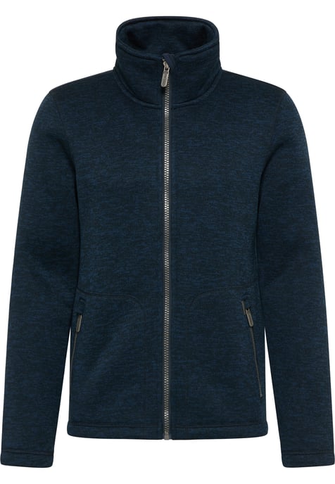 ICEBOUND Knitted fleece jacket Men marine melange - Image 1