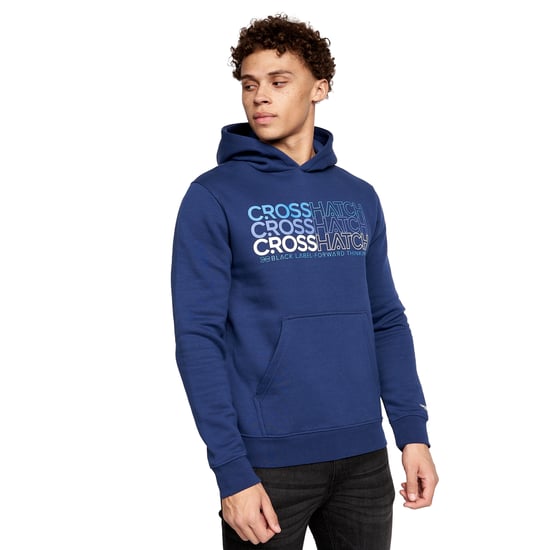 Crosshatch Heren Larmen Hoodie (Set van 2) (NAVY/BLAUW) - Image 2