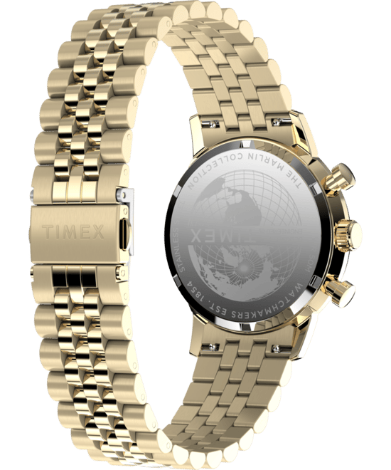 Timex Marlin Heren Gouden Horloge TW2W59900 - Image 4