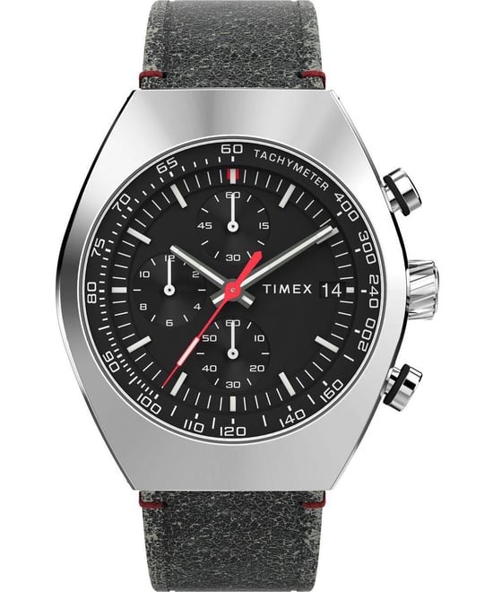 Timex Legacy Tonneau Chrono Heren Horloge Zwart TW2W50000 - Image 1