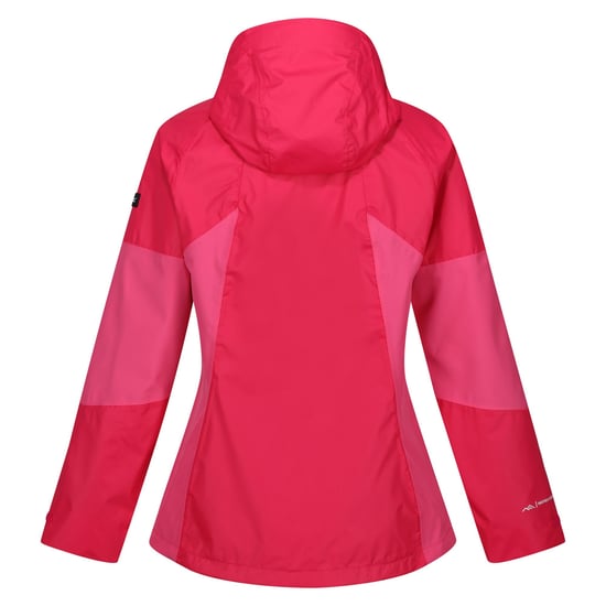 Regatta Womens/Ladies Highton V Stretch Waterproof Jacket (Pink Potion/Flamingo Pink) - Image 2
