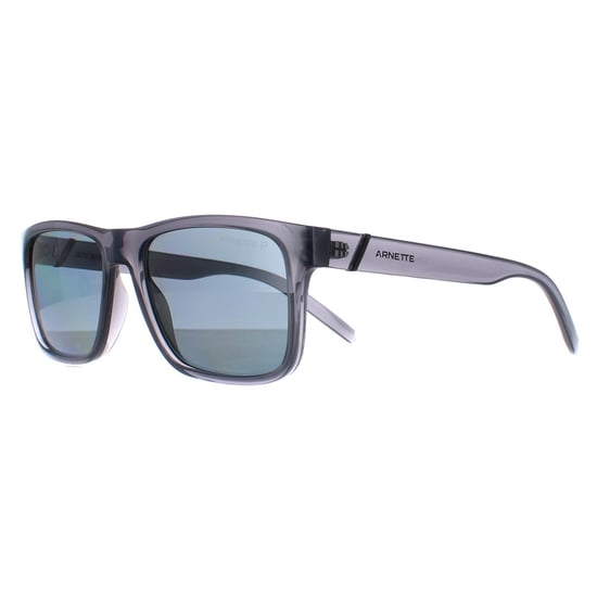 Arnette Square Mens Transparent Grey Dark Grey Polarized AN4298 Bandra