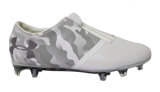 Under Armour UA Spotlight White Leather FG Football Boots - Mens - Image 1