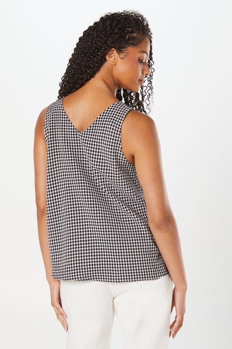 Tall Gingham Built Up Cami