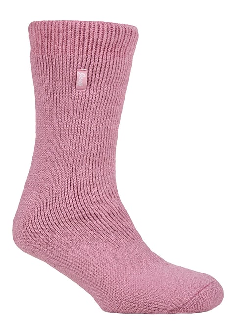 Ladies Thermal Sock | Jeep | Breathable Luxury Cushioned Winter Boot Socks for Women - Rose - Image 1