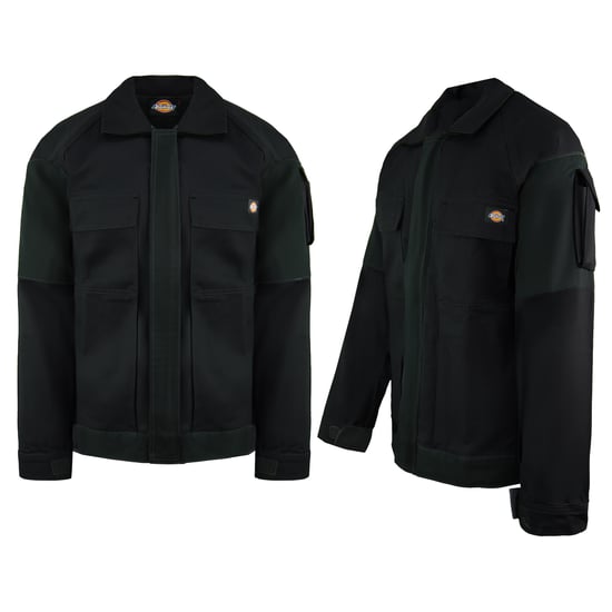 Dickies Grafter Duo Tone Mens Black Work Wear Jacket - Image 3