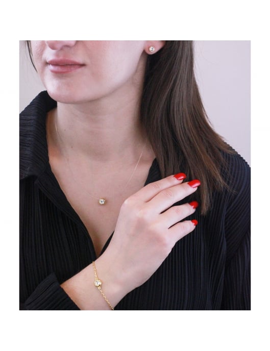 Moon Set - guld och kristall - Image 2