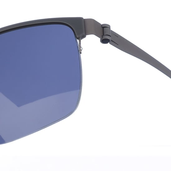 Rectangular shaped acetate sunglasses M1037 men
