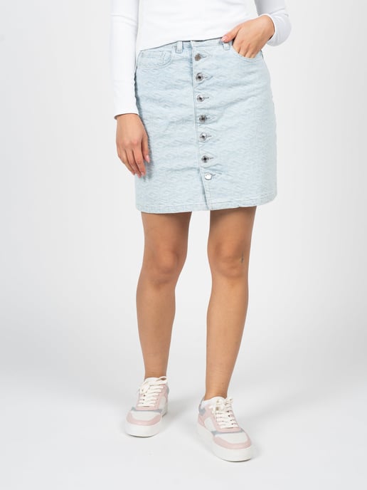 Guess Kjol Jeansowa Dam Blå - Image 3
