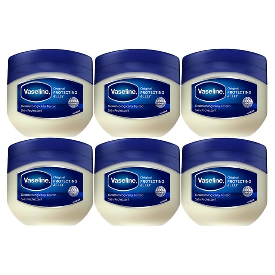Vaseline Original Skin Protectant Petroleum Jelly for Al Skin Type, 6Pack of 100ml