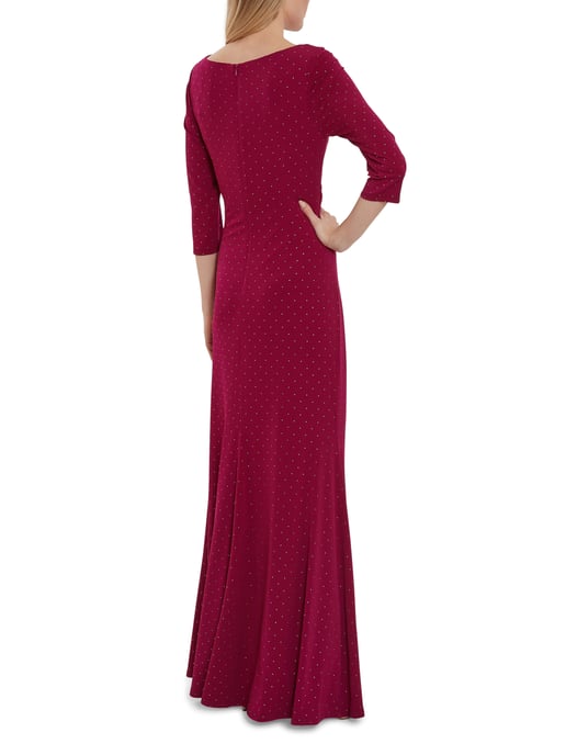 Gina Bacconi Samantha Maxi Dress in Red