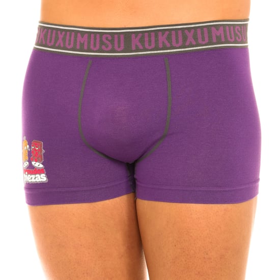 Thin elastic boxer and fabric adaptable to the body 87860 men