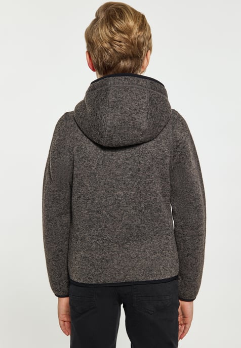 Schmuddelwedda Gebreide fleeceblouse jongens (kinderen) grijs melange - Image 4