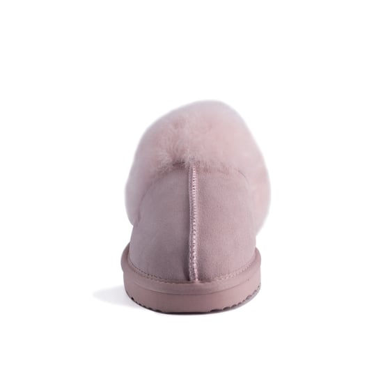 Aus Wooli "Sydney" Australia Sheepskin Wool Slippers, Pale Pink