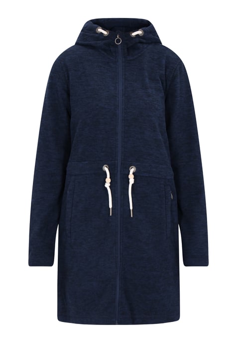 Dreimaster fleecejas Dames marine gem - Image 1