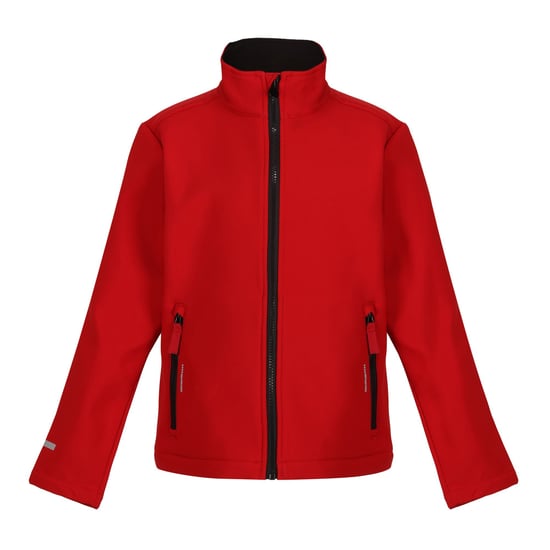 Regatta Childrens/Kids Ablaze 2 Layer Soft Shell Jacket (Classic Red/Black)