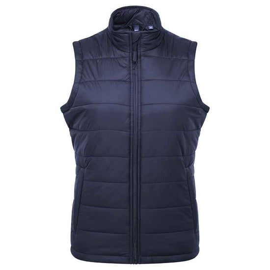 Premier Dames/Dames Recyclight Gewatteerd Gilet (Marine) - Image 1