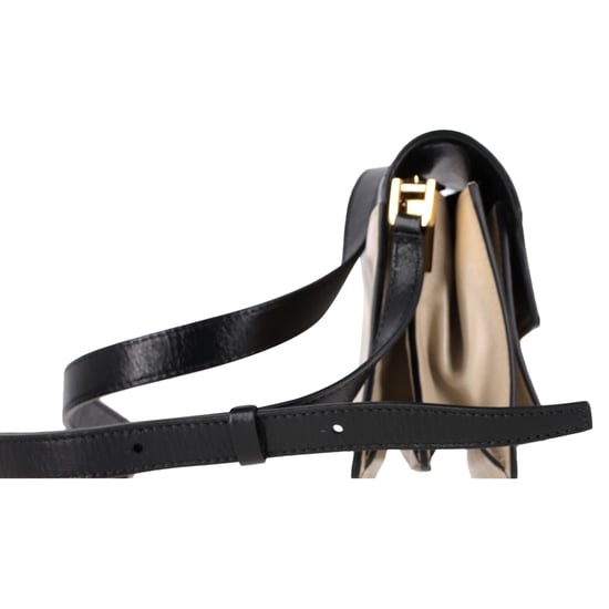 Marni Trunk Mini Color-Block Shoulder Bag in Beige Leather - Image 2