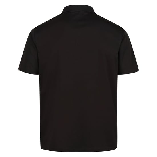 Regatta Mens Pro Moisture Wicking Polo Shirt (Black)