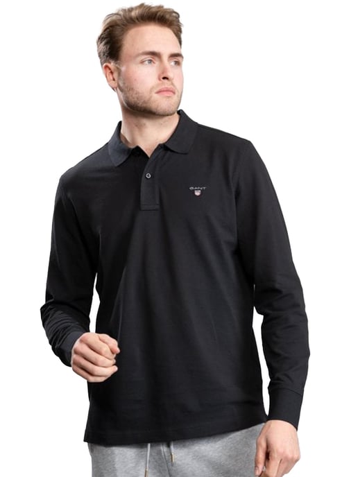 Gant | Mens Long Sleeve Polo Shirts - Image 1