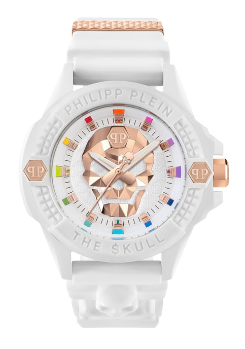 Philipp Plein The $kull Ecoceramic Men's White Watch PWUBA0123