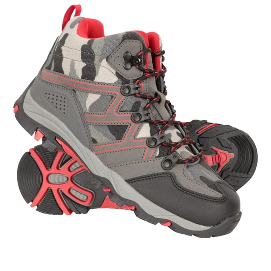 Mountain Warehouse Childrens/Kids Oscar Walking Boots (Camo Green)