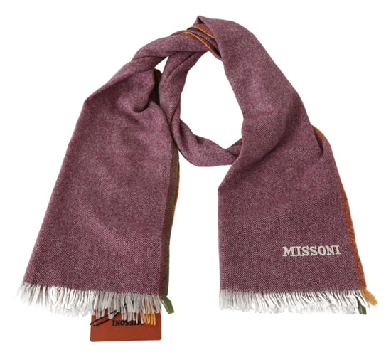 Missoni Heren Marron 100% Cashmere Unisex Wrap Sjaal - Image 3