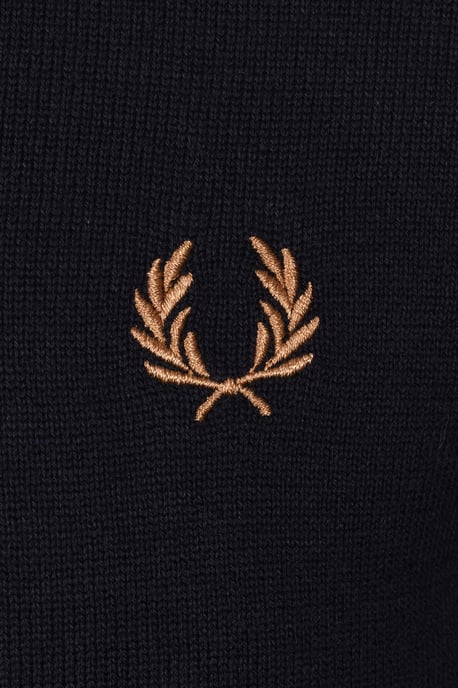 Fred Perry Classic Crew Neck Knitwear Navy