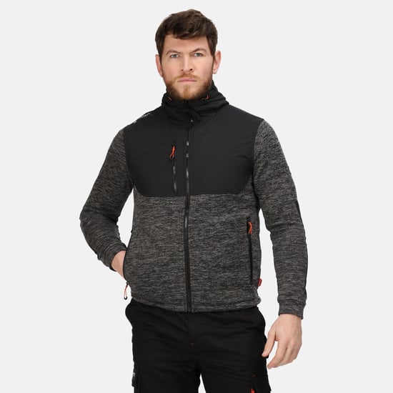 Regatta Mens Heist Jacket (Ash/Black)