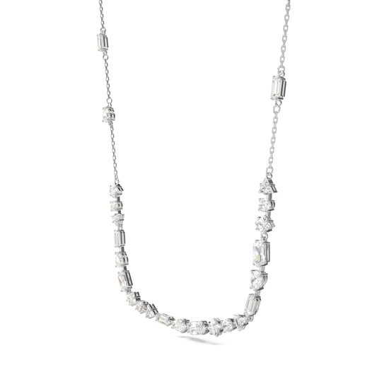 Swarovski 'Mesmera' Dames Basis Metaal Set: Armband + Oorbellen + Ketting - Zilver 5665877 - Image 5