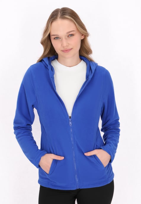 Mymo Fleece jas Dames KONING BLAUW - Image 3