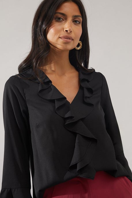 Ruffle Detail Blouse