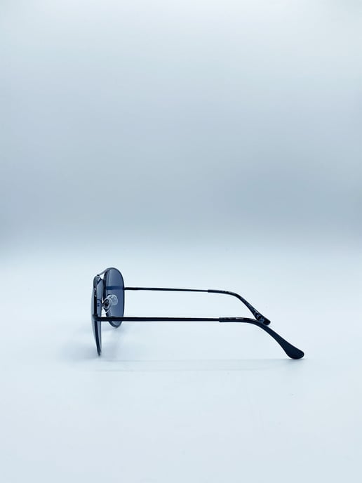 Black Aviator with Black Lenses