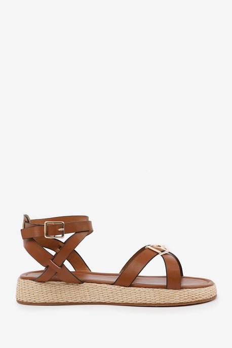 Wheres That From Womens 'Sofia' Cross Over Buckle Strap Sandals - Image 2