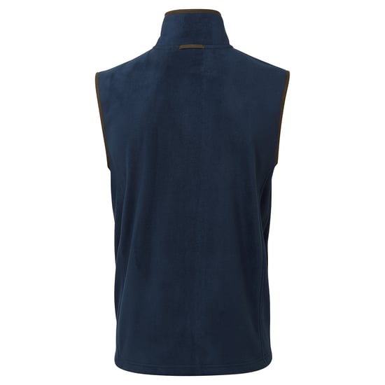 Premier Heren Artisan Fleece Gilet (Marine / Bruin) - Image 2