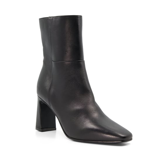 Dune Ladies Orlie - Leather Flare-Heel Ankle Boots - Image 1