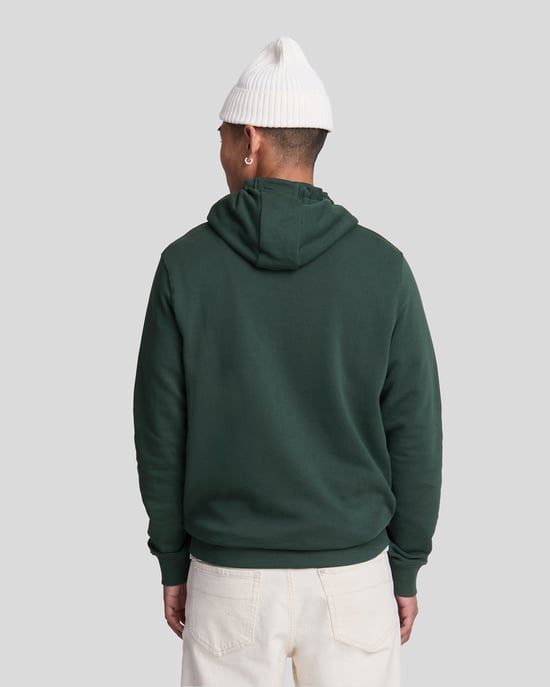 Pullover Hoodie för herrar i grönt - Image 3