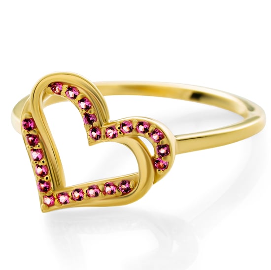 Orphelia 'Cecilia' Women's 925 Sterling Silver Ring - Gold ZR-7584/R
