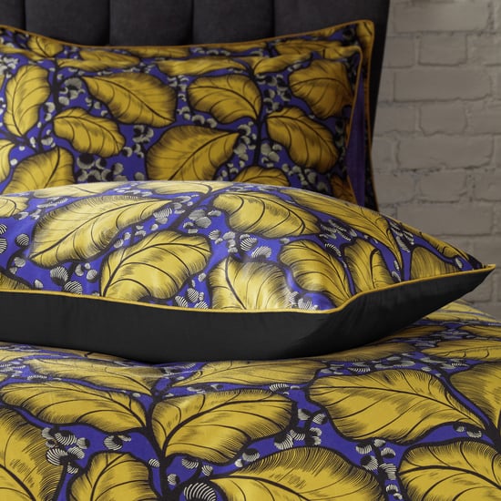 EW by Edinburgh Weavers Magali Leaf Premium Cotton Sateen Pillowcase Pair - Image 2