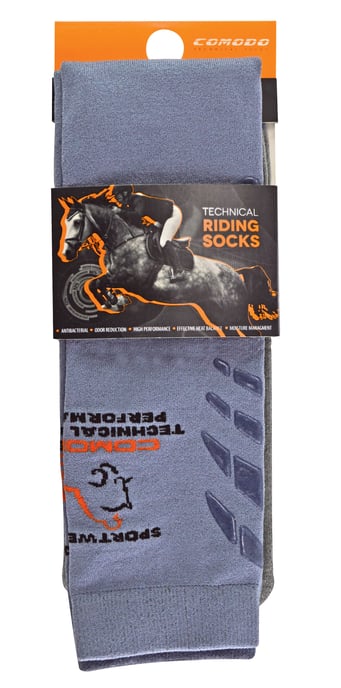 Comodo - Ladies Microfibre Knee High Horse Riding Equestrian Socks - Image 2