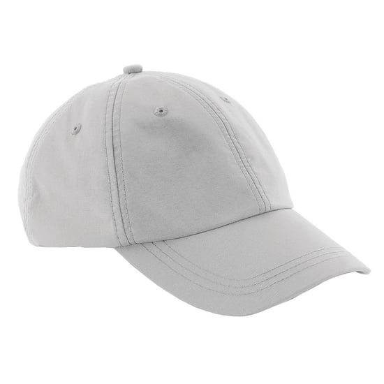 Beechfield Unisex Outdoor Waterproof 6 Panel Baseball Cap (Pack of 2) (Light Grey)