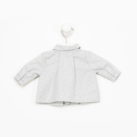 Long sleeve shirt with lapel collar 1025W16 girl