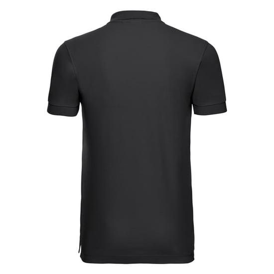 Russell Heren Stretch Poloshirt (Zwart) - Image 2