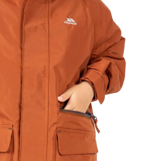 Trespass Childrens/Kids Upbeat Parka (Rust)