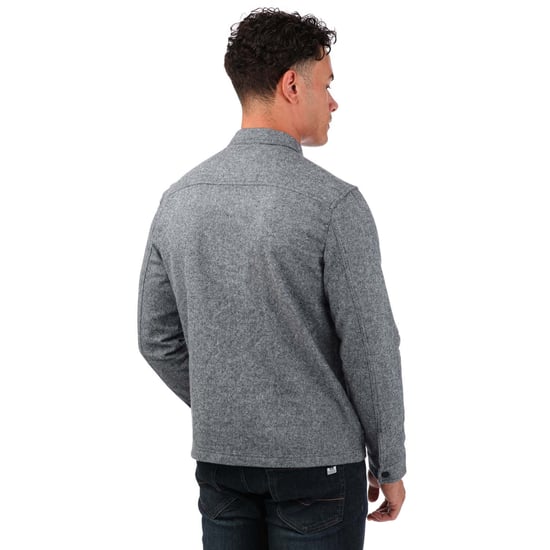 Men's Ben Sherman Brushed Twill Overshirt in Navy - Image 2