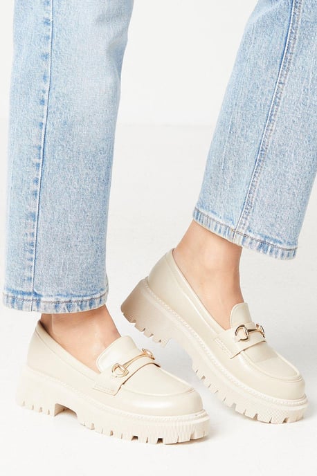 Faith: Nola Snaffle Detail Chunky Loafers