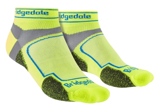 Bridgedale - Mens Running Ultralight Sport Low Socks - Yellow - Image 1